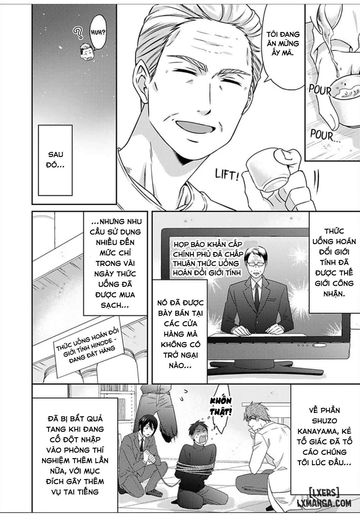 HentaiVN.net - Ảnh 32 - Nyotaika Yankee Gakuen: Ore no Hajimete, Nerawaretemasu! - Chap 53