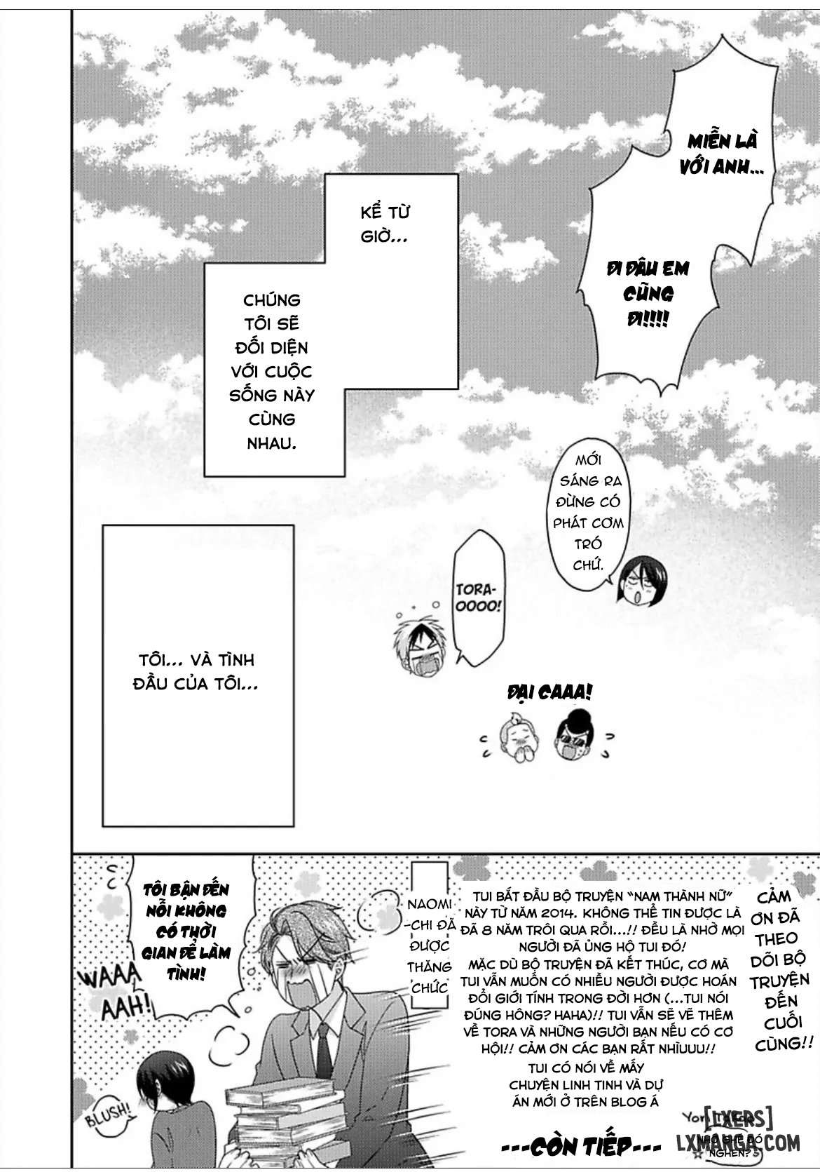 HentaiVN.net - Ảnh 36 - Nyotaika Yankee Gakuen: Ore no Hajimete, Nerawaretemasu! - Chap 53