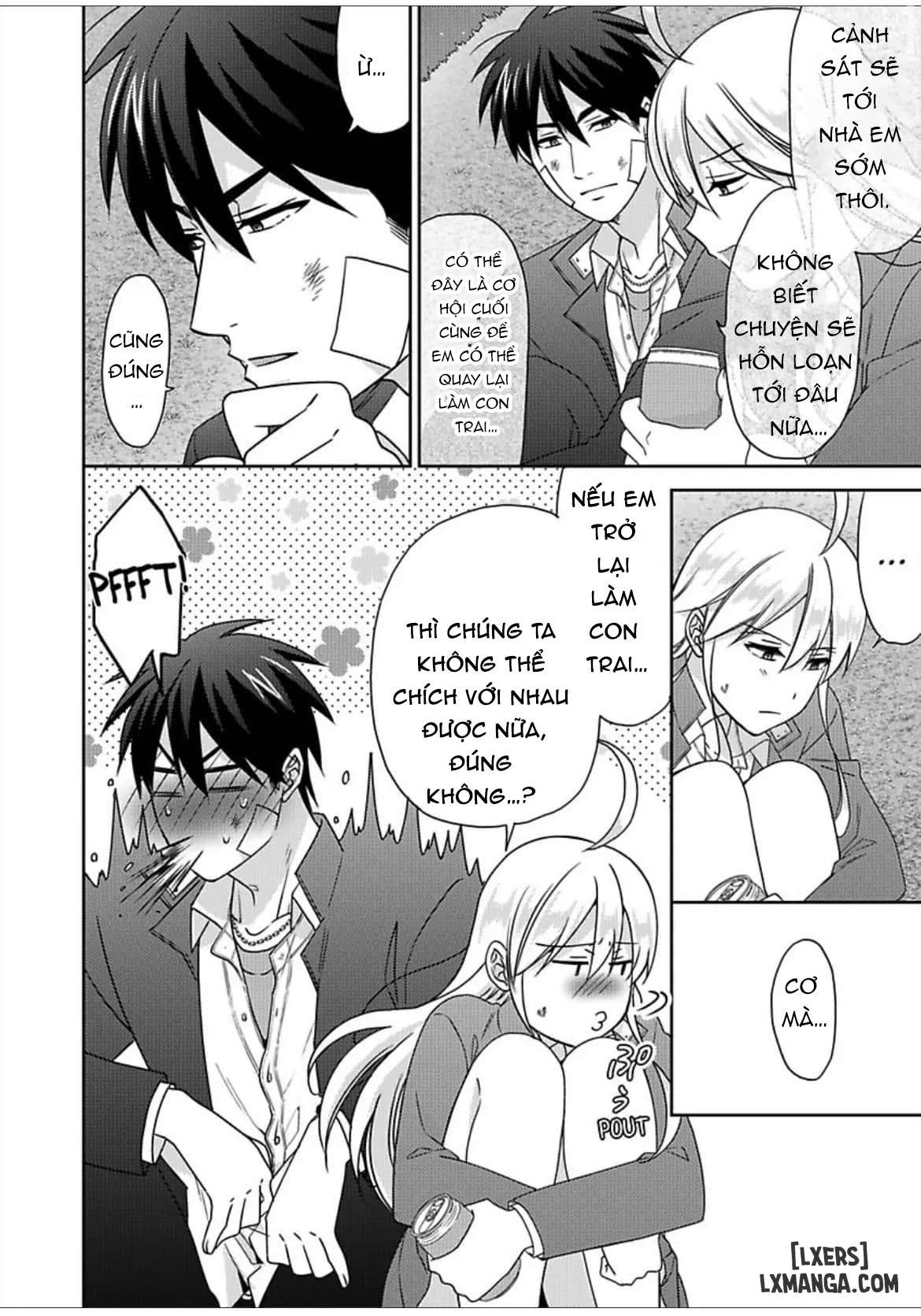 HentaiVN.net - Ảnh 6 - Nyotaika Yankee Gakuen: Ore no Hajimete, Nerawaretemasu! - Chap 53