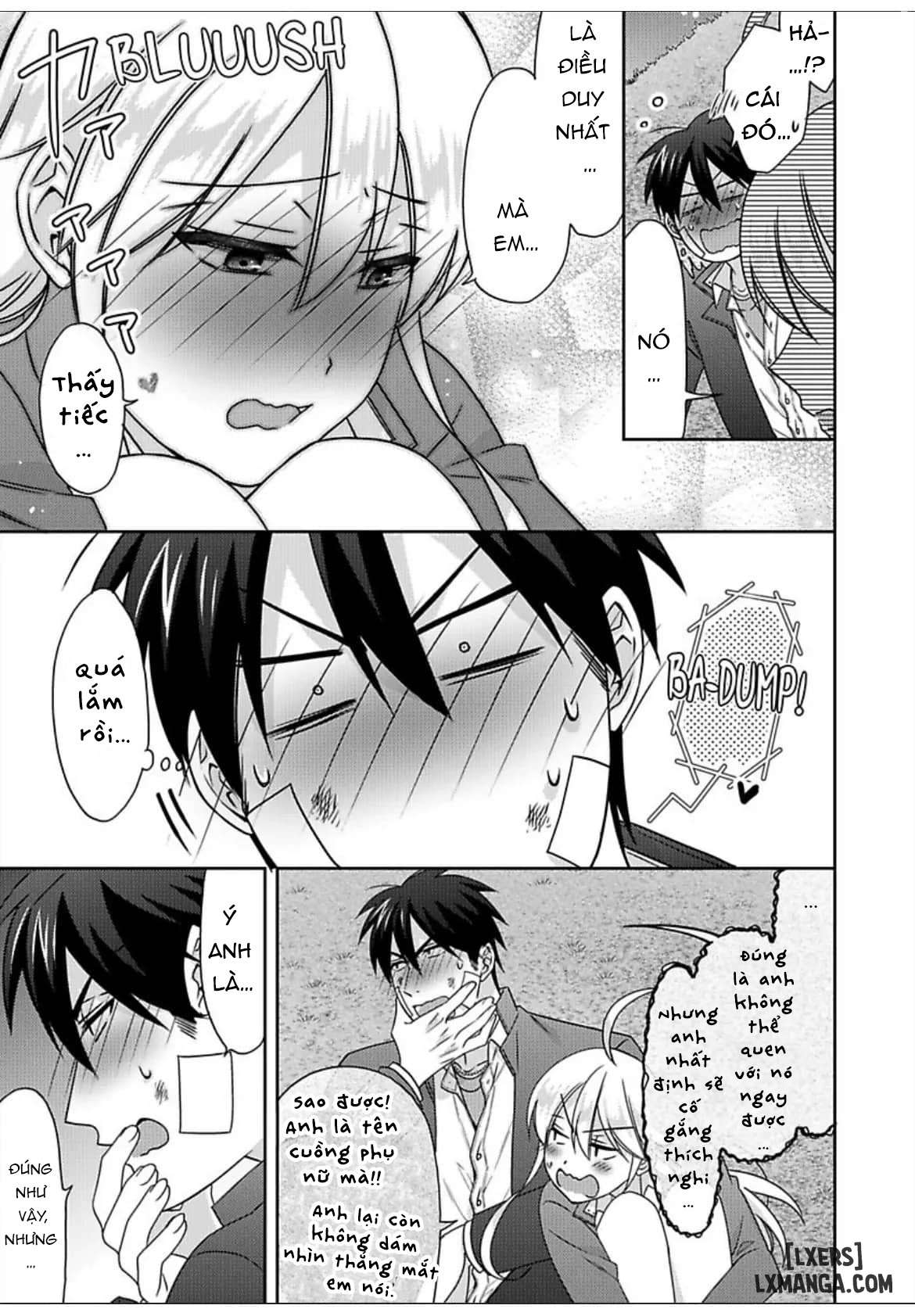HentaiVN.net - Ảnh 7 - Nyotaika Yankee Gakuen: Ore no Hajimete, Nerawaretemasu! - Chap 53