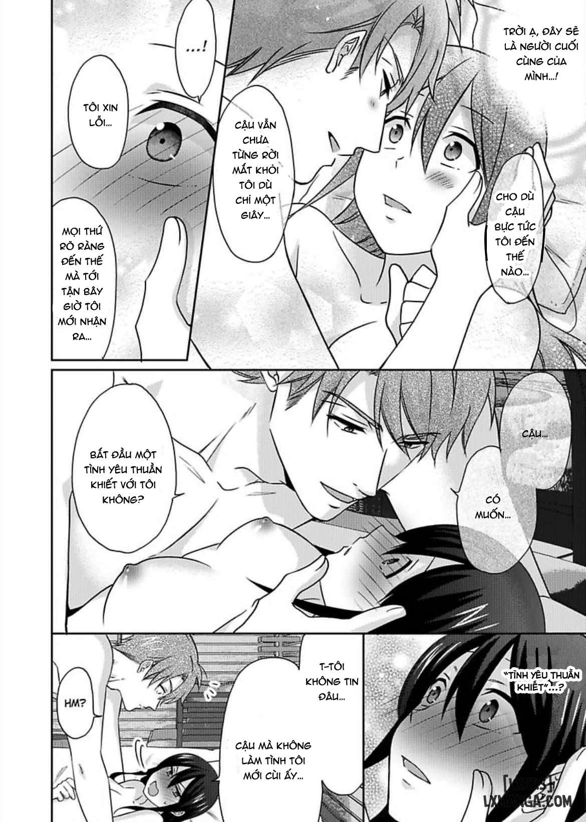 HentaiVN.net - Ảnh 26 - Nyotaika Yankee Gakuen: Ore no Hajimete, Nerawaretemasu! - chap 54
