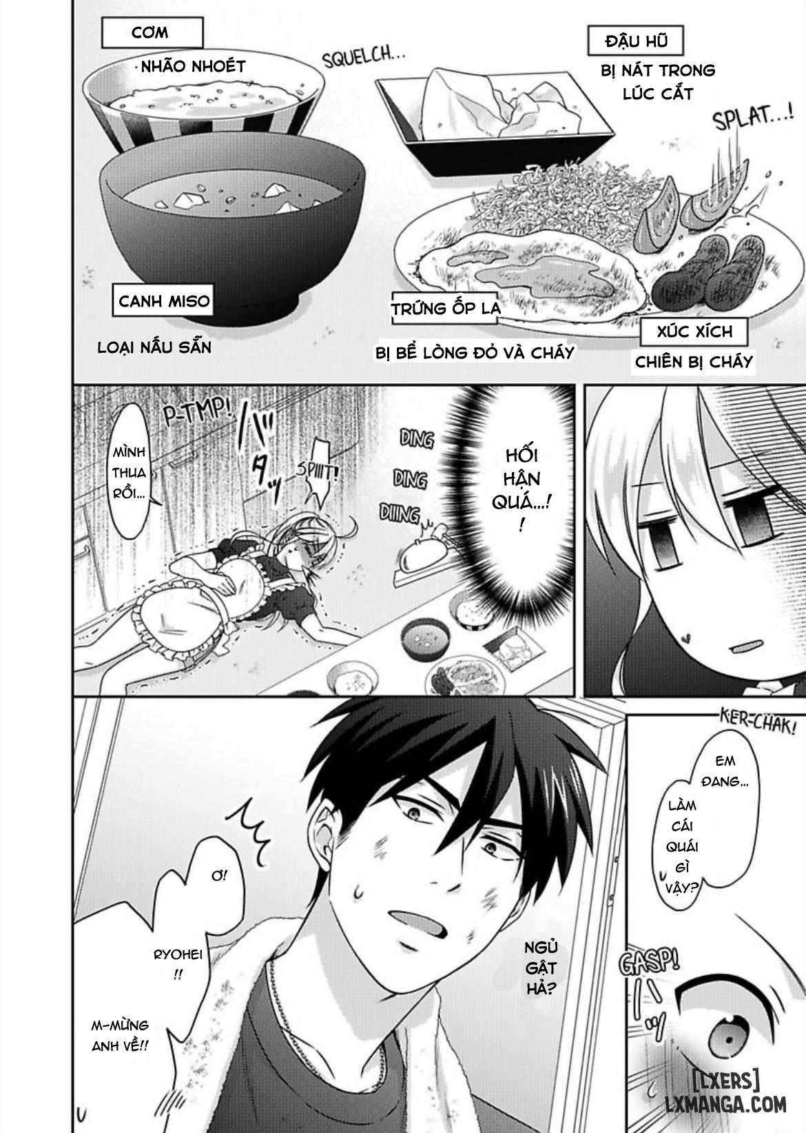 HentaiVN.net - Ảnh 8 - Nyotaika Yankee Gakuen: Ore no Hajimete, Nerawaretemasu! - chap 54
