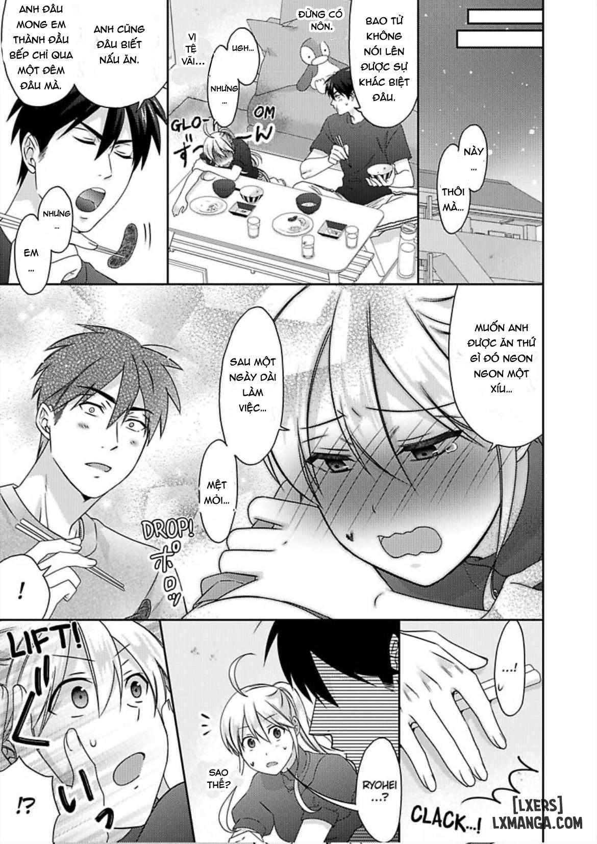 HentaiVN.net - Ảnh 9 - Nyotaika Yankee Gakuen: Ore no Hajimete, Nerawaretemasu! - chap 54