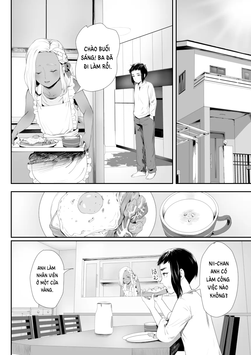 HentaiVN.net - Ảnh 15 - Nō kaizō shiawase kazoku 1 ̄ saikai shita ani wa chichi no otoko no musume-sei yakko ￮ ni ̄ - Oneshot