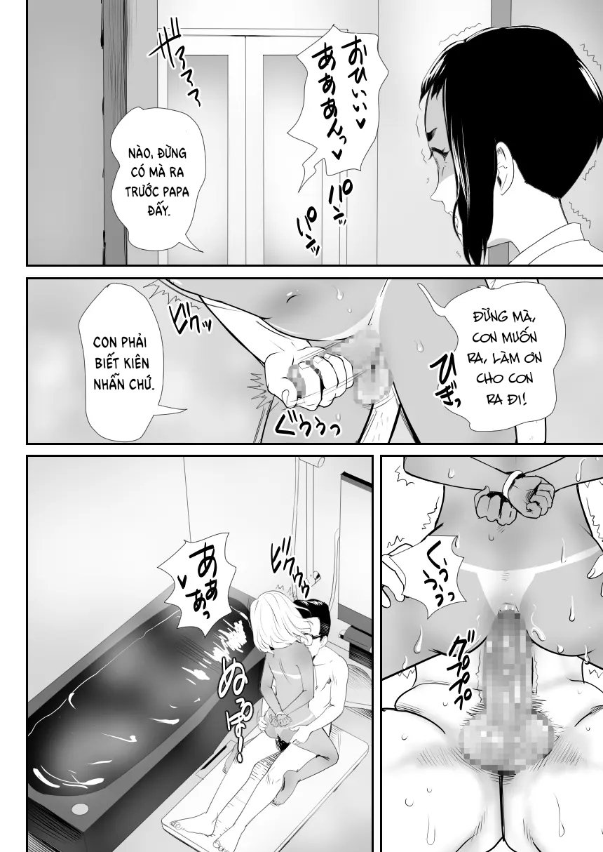 HentaiVN.net - Ảnh 27 - Nō kaizō shiawase kazoku 1 ̄ saikai shita ani wa chichi no otoko no musume-sei yakko ￮ ni ̄ - Oneshot