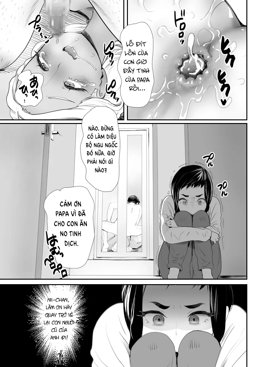 HentaiVN.net - Ảnh 30 - Nō kaizō shiawase kazoku 1 ̄ saikai shita ani wa chichi no otoko no musume-sei yakko ￮ ni ̄ - Oneshot