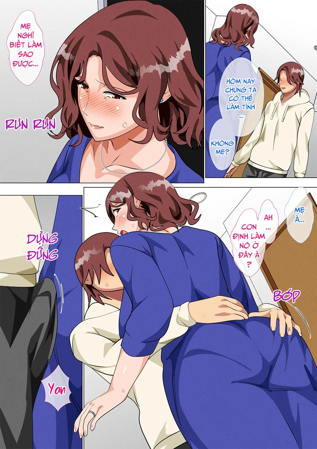 HentaiVN.net - Ảnh 3 - Mẹ ghé thăm con trai ở Tokyo [Musuko Ni Ai Ni Joukyou Shita Haha; Mother Visiting Her Son In Tokyo] - Chap 3