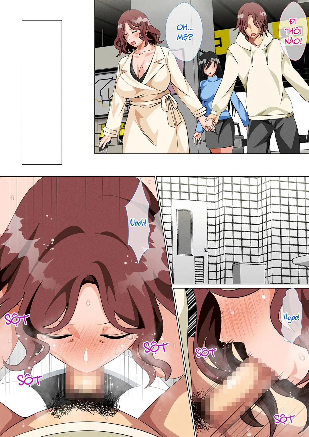 HentaiVN.net - Ảnh 17 - Mẹ ghé thăm con trai ở Tokyo [Musuko Ni Ai Ni Joukyou Shita Haha; Mother Visiting Her Son In Tokyo] - Chap 4