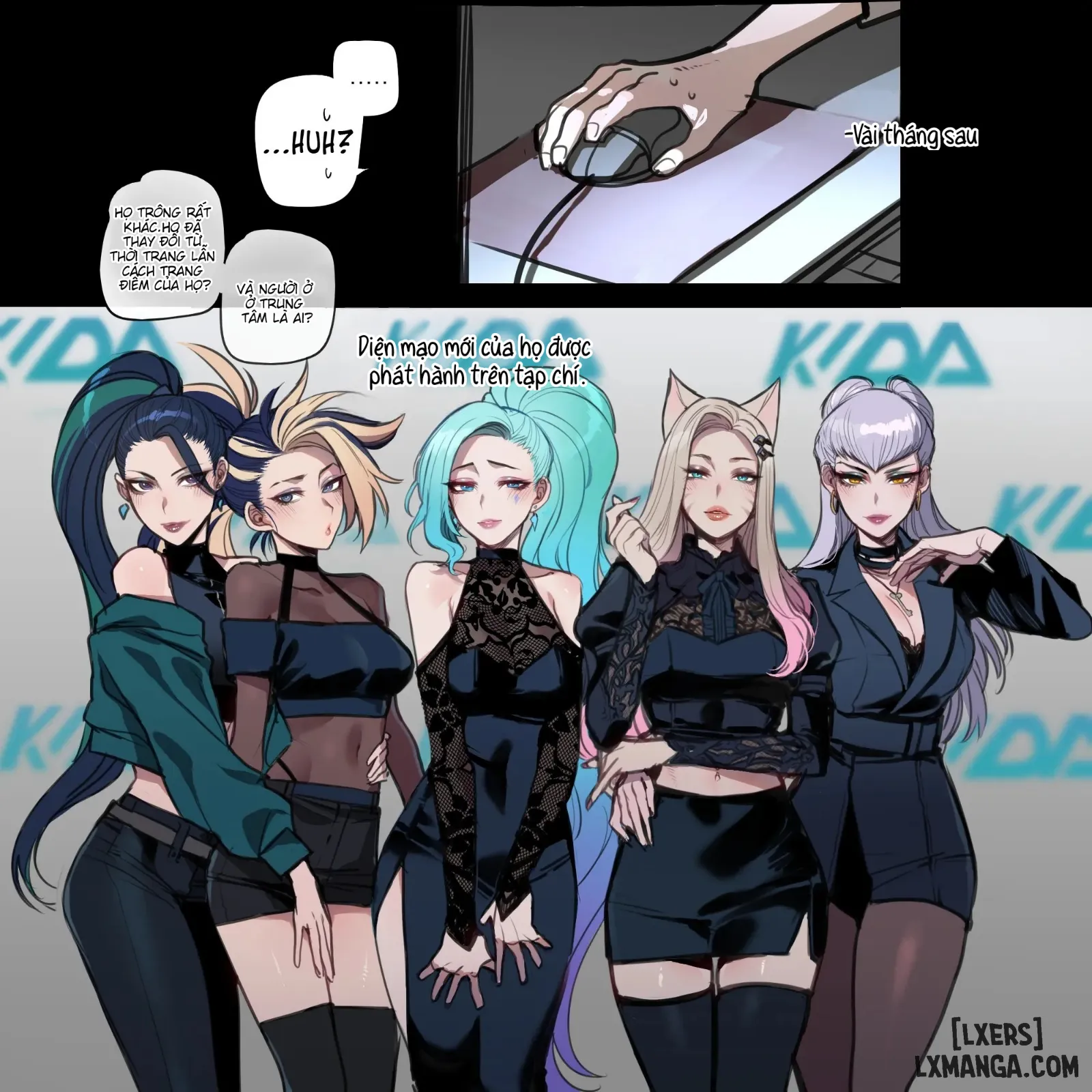 HentaiVN.net - Ảnh 12 - K/DA - Fuck Dem All - Chap 1