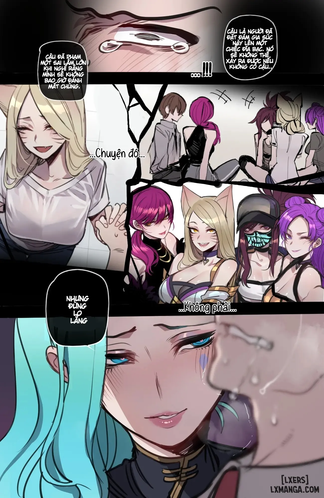HentaiVN.net - Ảnh 22 - K/DA - Fuck Dem All - Chap 1