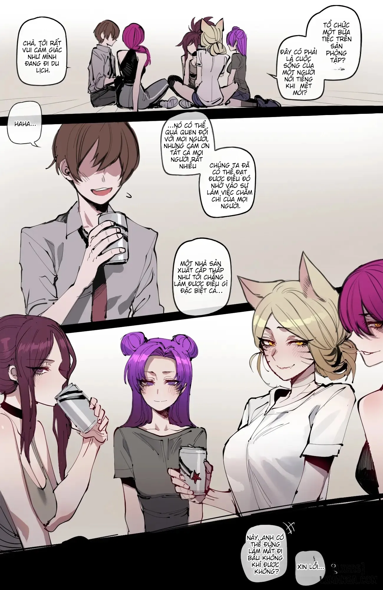 HentaiVN.net - Ảnh 4 - K/DA - Fuck Dem All - Chap 1