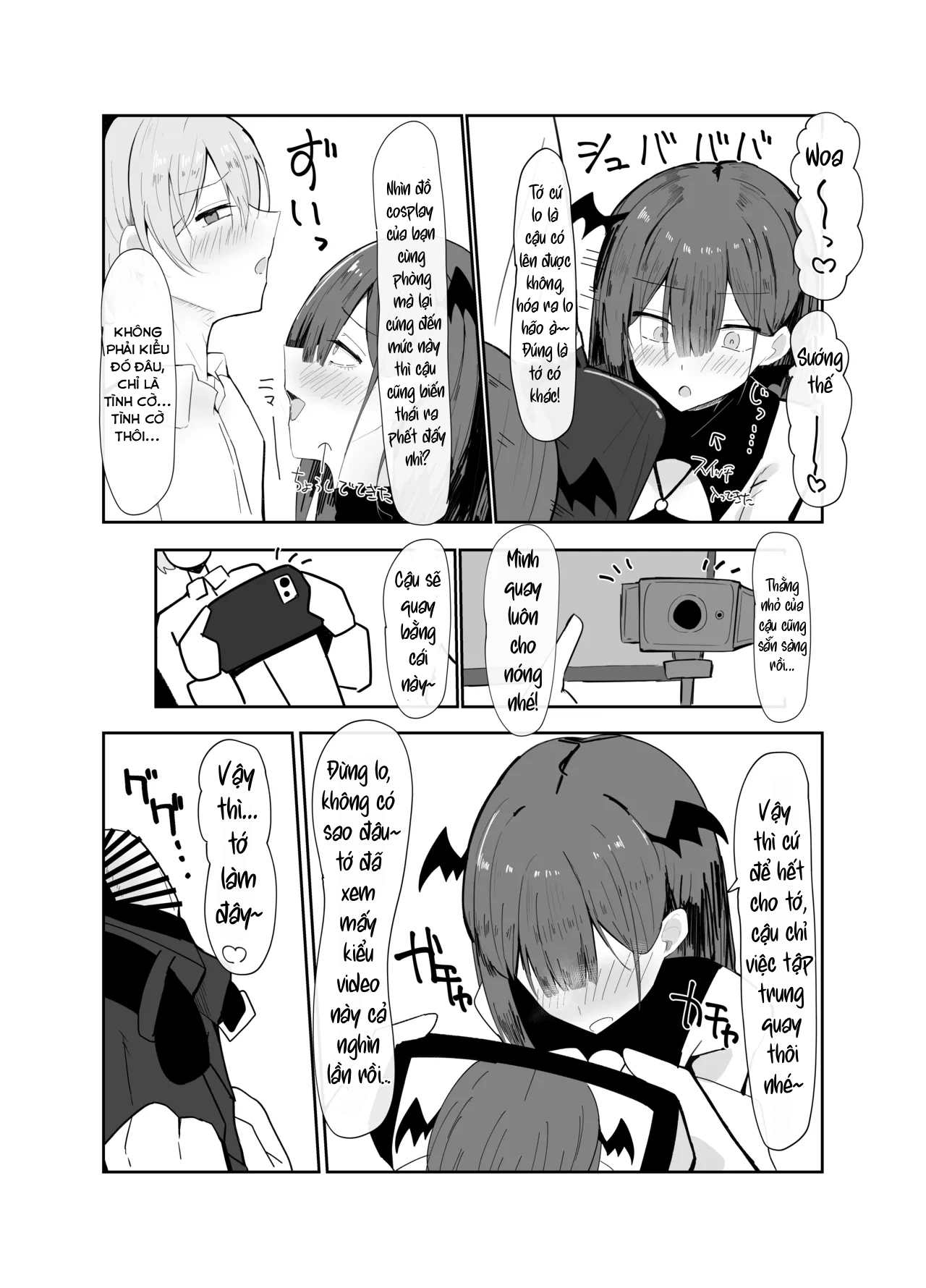 HentaiVN.net - Ảnh 10 - Đụ luôn bạn cùng phòng - Oneshot