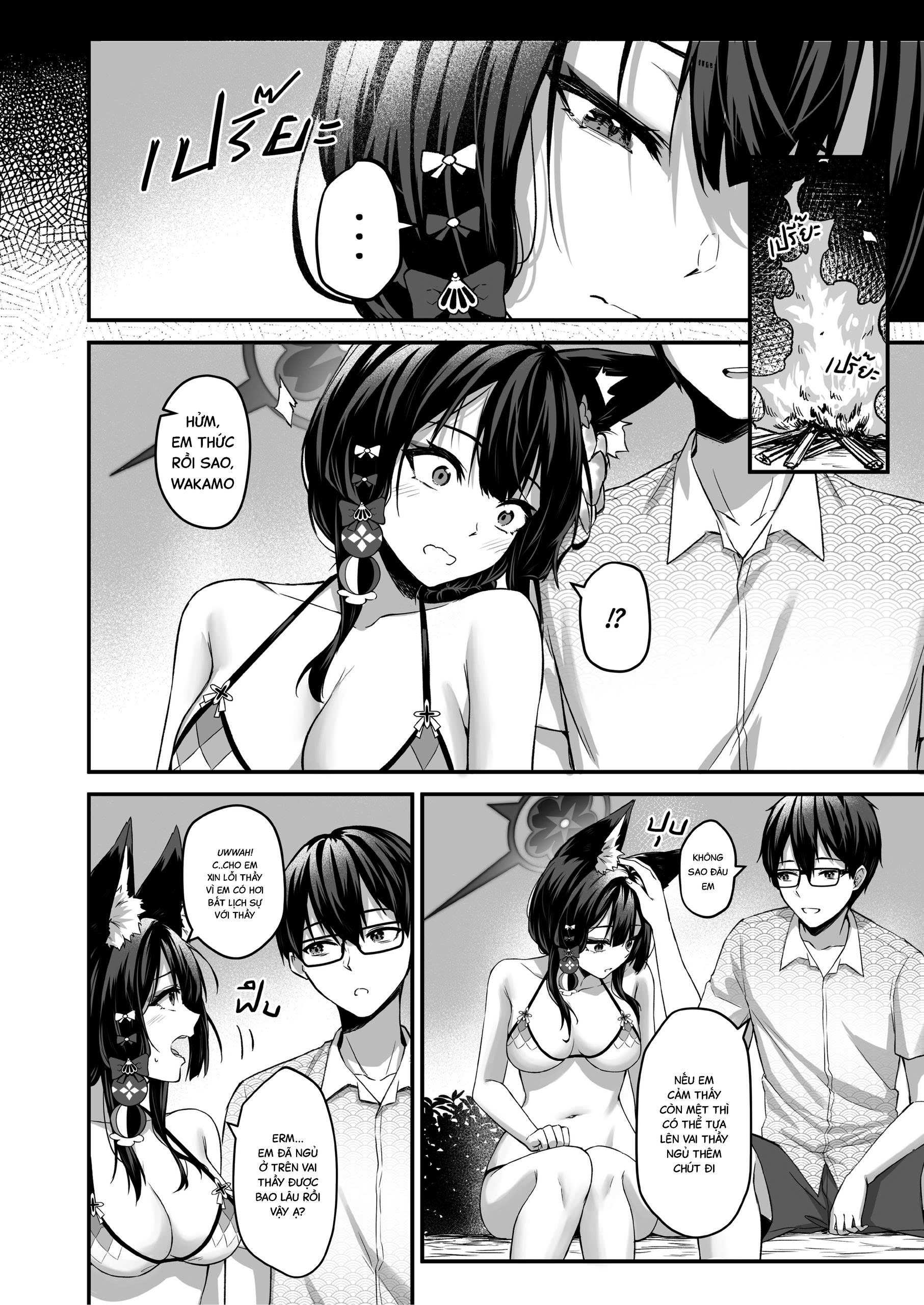 HentaiVN.net - Ảnh 7 - Sensei và Nàng Cáo cực múp - ONESHOT