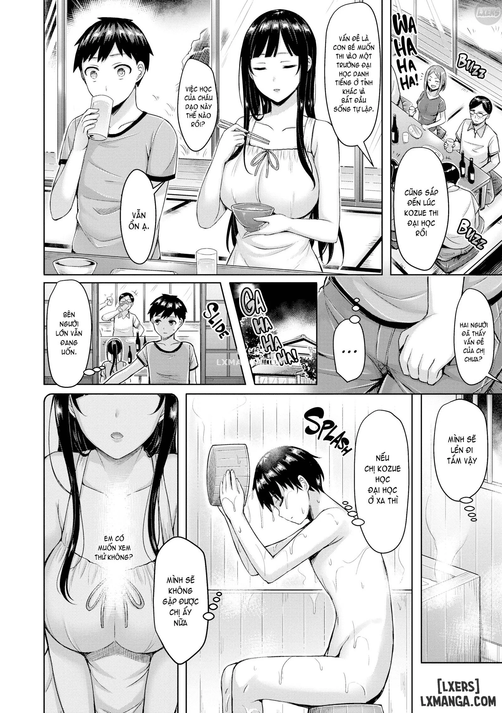 HentaiVN.net - Ảnh 12 - Titty Parade [Kozue-oneechan and I; My Childhood Friend is Strong - Part 1, 2 & Bonus Stage; Best Shot; We Have Our Teacher!!; One-Night Wolf!; Completely Lost!; Affinity XO!] - Chapter 1