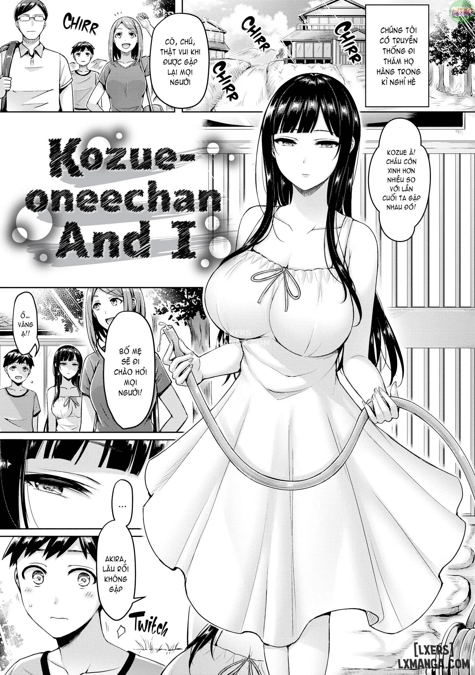 HentaiVN.net - Ảnh 9 - Titty Parade [Kozue-oneechan and I; My Childhood Friend is Strong - Part 1, 2 & Bonus Stage; Best Shot; We Have Our Teacher!!; One-Night Wolf!; Completely Lost!; Affinity XO!] - Chapter 1