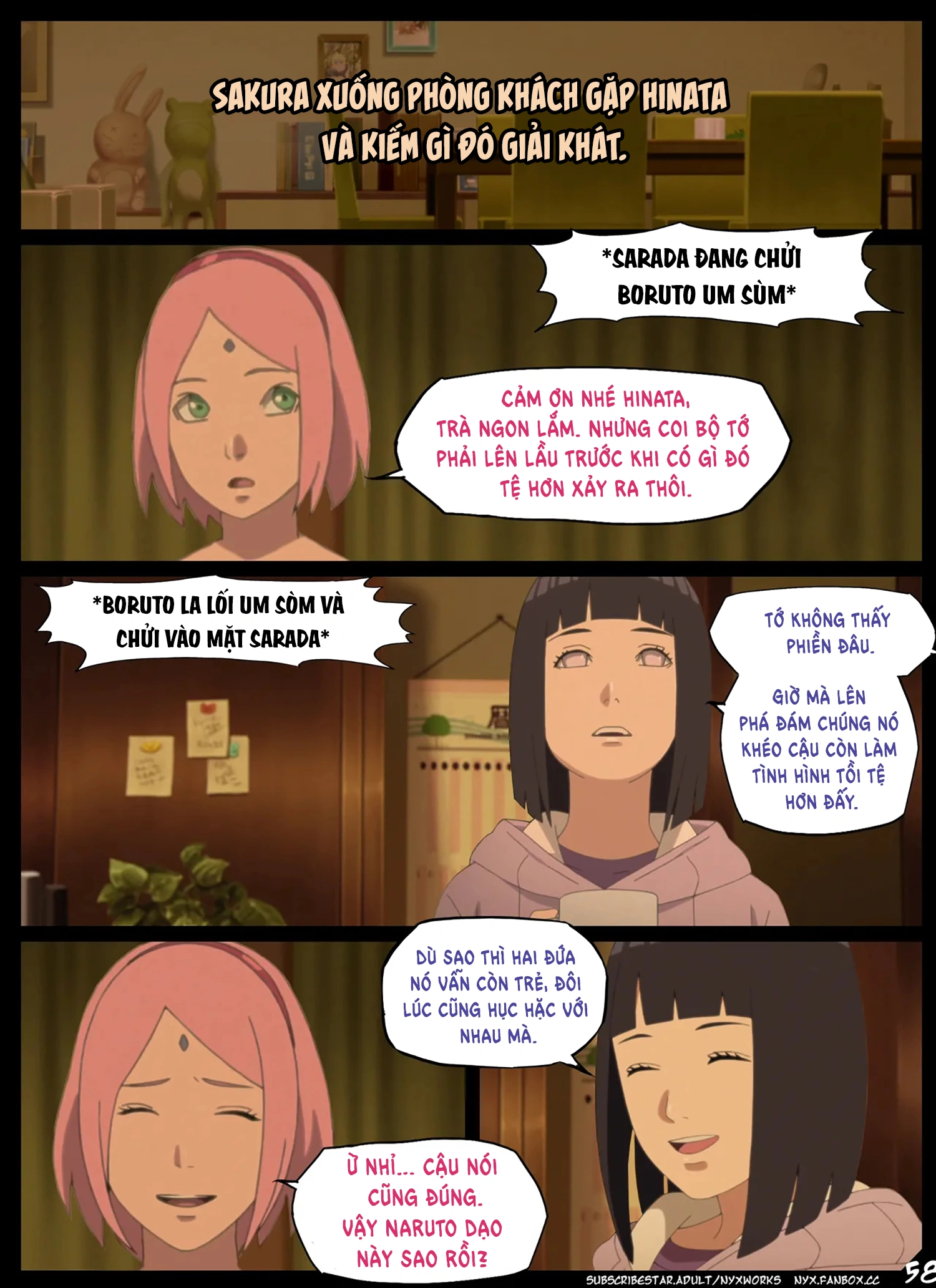 HentaiVN.net - Ảnh 11 - Tiệc sinh nhật của Boruto - Phần 4: Làm tình với Sarada