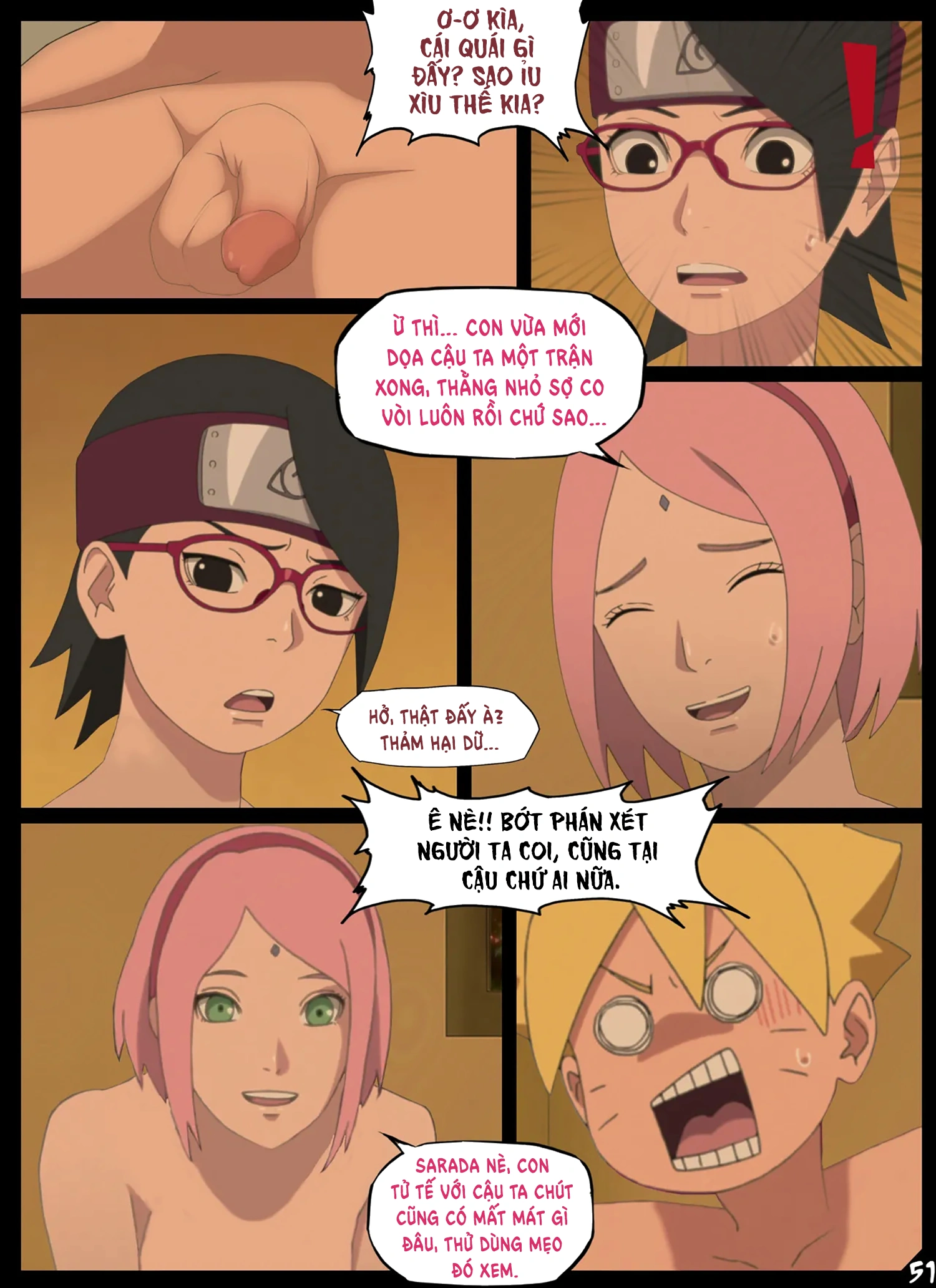 HentaiVN.net - Ảnh 4 - Tiệc sinh nhật của Boruto - Phần 4: Làm tình với Sarada