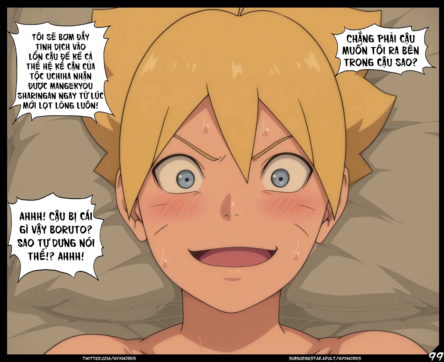 HentaiVN.net - Ảnh 52 - Tiệc sinh nhật của Boruto - Phần 4: Làm tình với Sarada