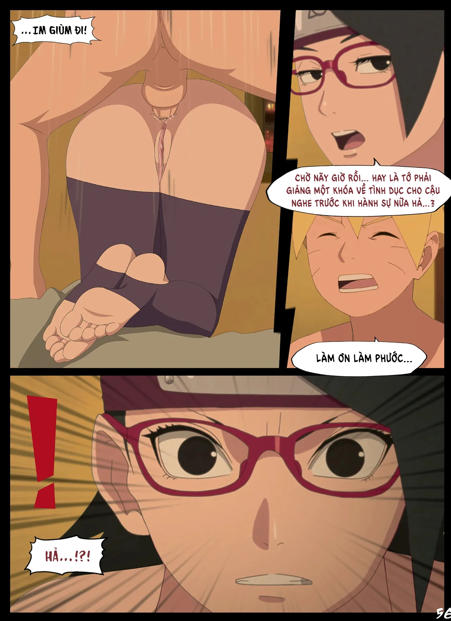 HentaiVN.net - Ảnh 9 - Tiệc sinh nhật của Boruto - Phần 4: Làm tình với Sarada