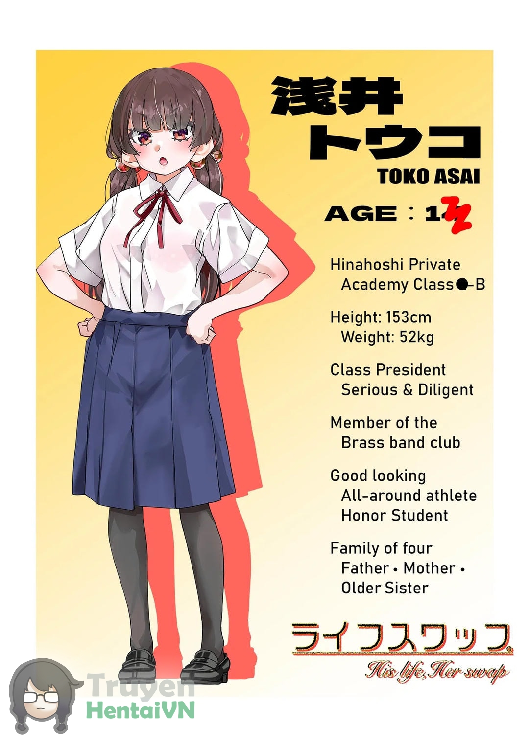 HentaiVN.net - Ảnh 27 - His life, Her swap: The Case of Toko Asai - Oneshot