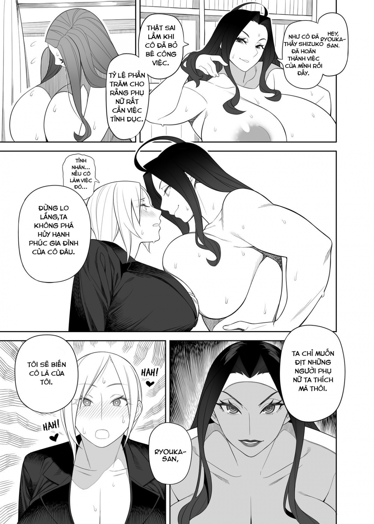 HentaiVN.net - Ảnh 13 - Bà mẹ ngực bự và người phụ nữ của hiệu trưởng 2 - Oneshot