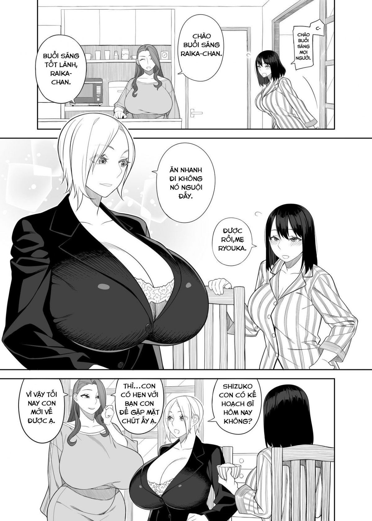 HentaiVN.net - Ảnh 4 - Bà mẹ ngực bự và người phụ nữ của hiệu trưởng 2 - Oneshot