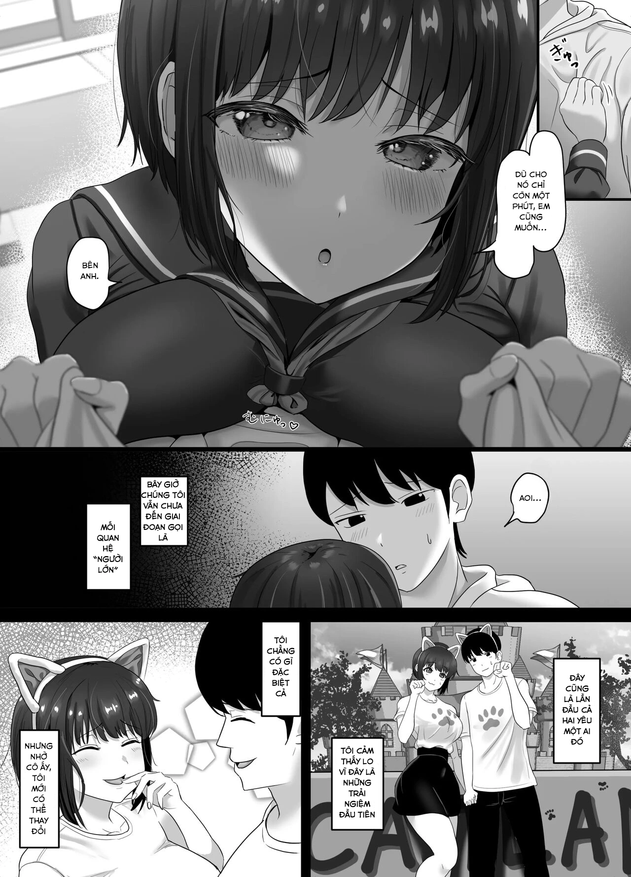 HentaiVN.net - Ảnh 4 - Cô nàng thơ ngây! - thiếu 1 trang