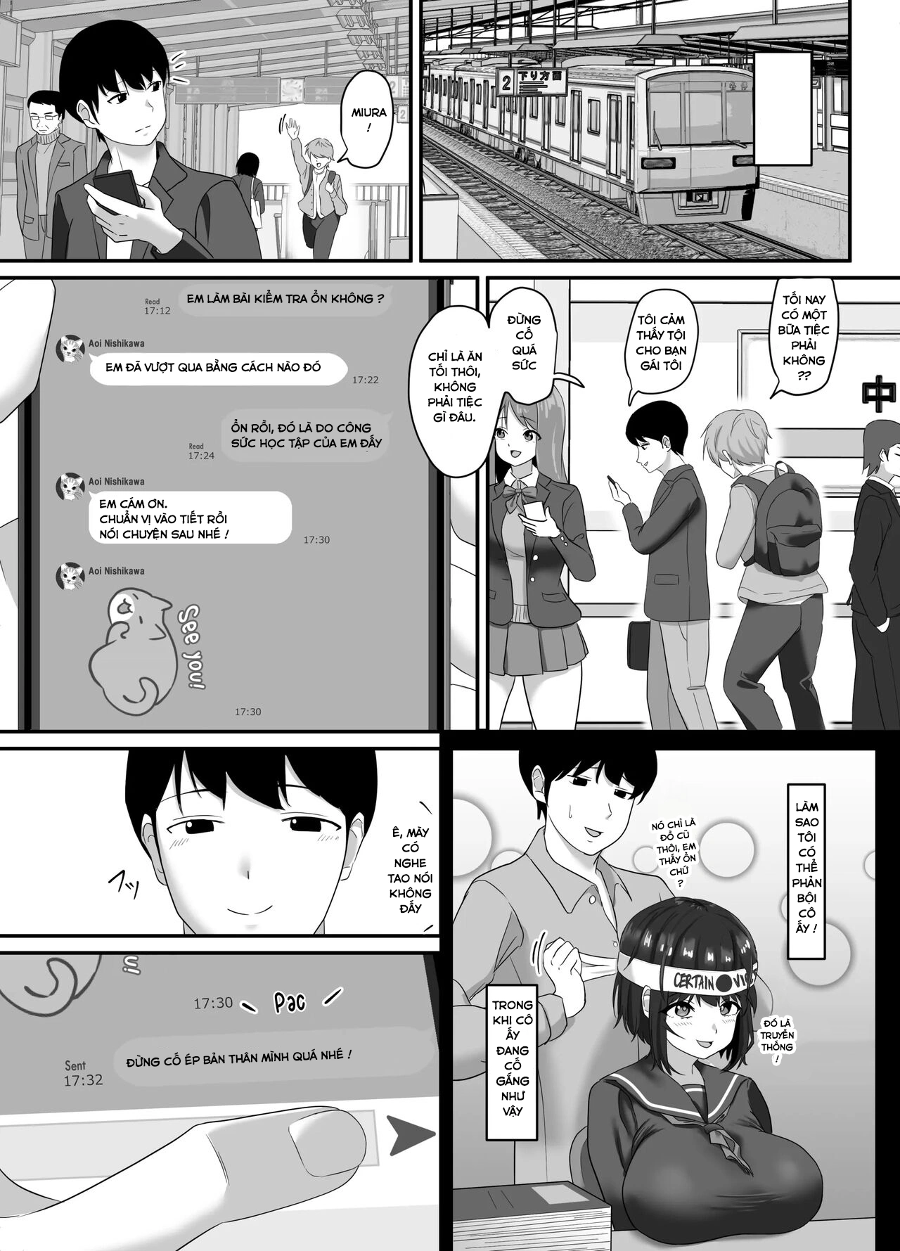 HentaiVN.net - Ảnh 7 - Cô nàng thơ ngây! - thiếu 1 trang