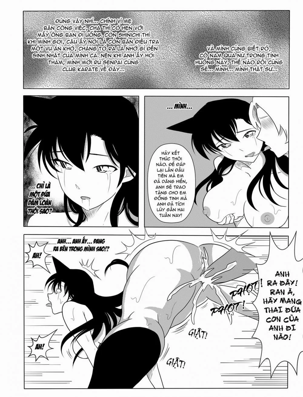 HentaiVN.net - Ảnh 5 - Sự Sa Ngã Của Ran Mori (Detective Conan) - Chương 0 Sự Sa Ngã Của Ran Mori