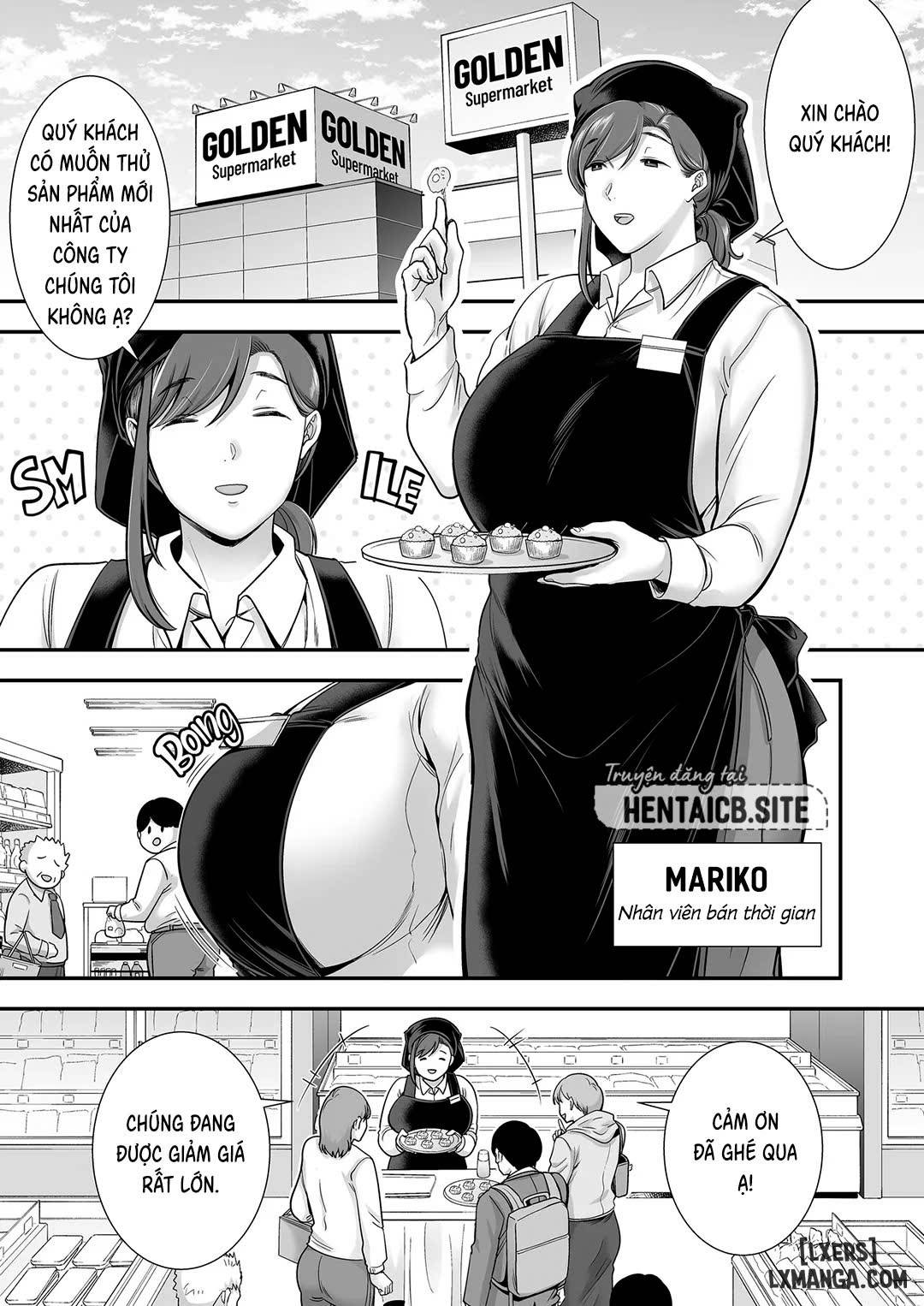 HentaiVN.net - Ảnh 3 - Mariko-san to Boku ~Beit Saki no Hitozuma to no Furin Kankei - Oneshot