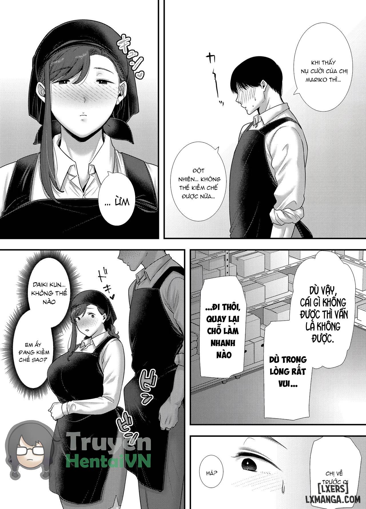 HentaiVN.net - Ảnh 12 - Mariko-san to Boku ~Beit Saki no Hitozuma to no Furin Kankei - Chap 2