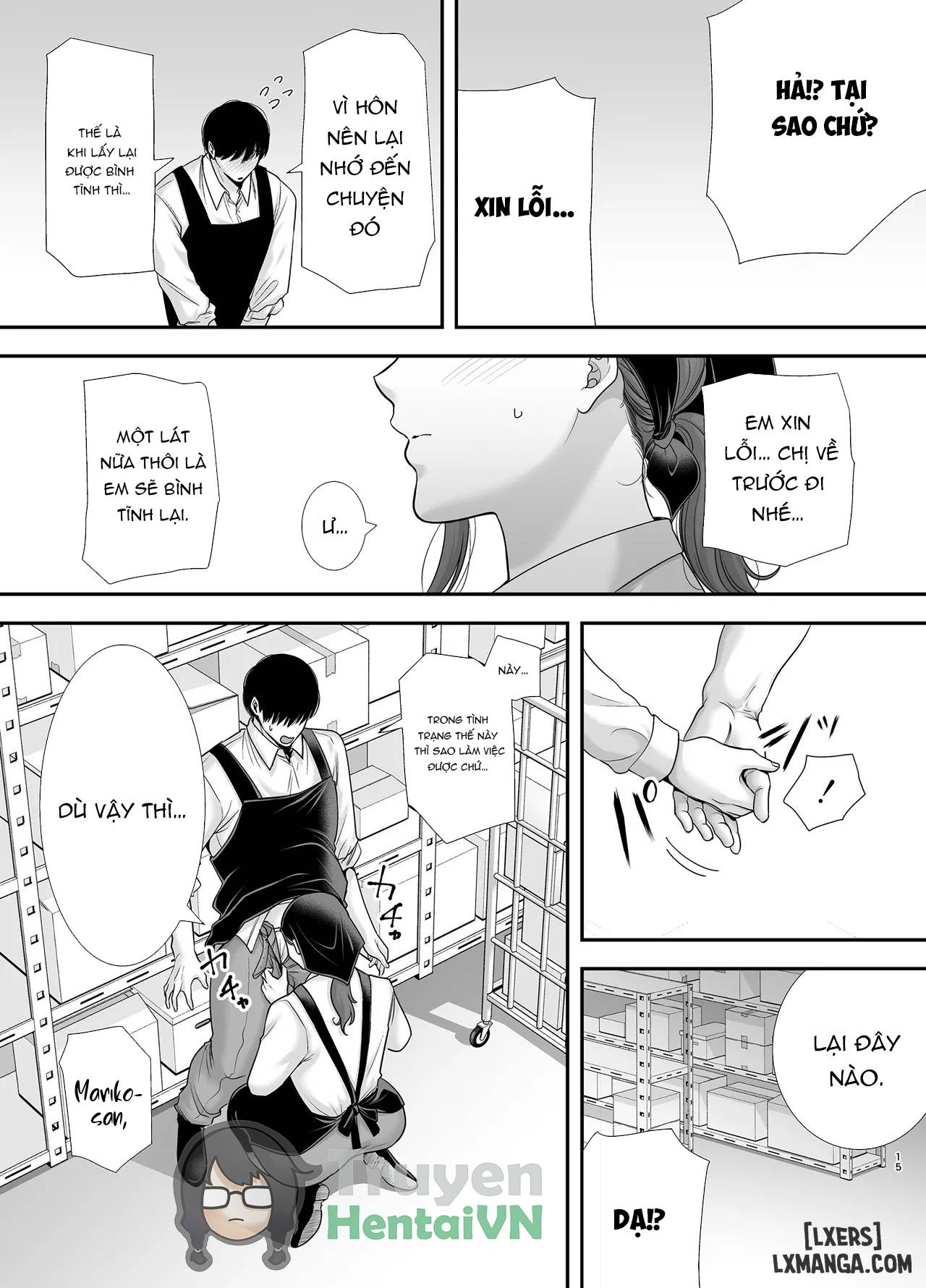 HentaiVN.net - Ảnh 15 - Mariko-san to Boku ~Beit Saki no Hitozuma to no Furin Kankei - Chap 2