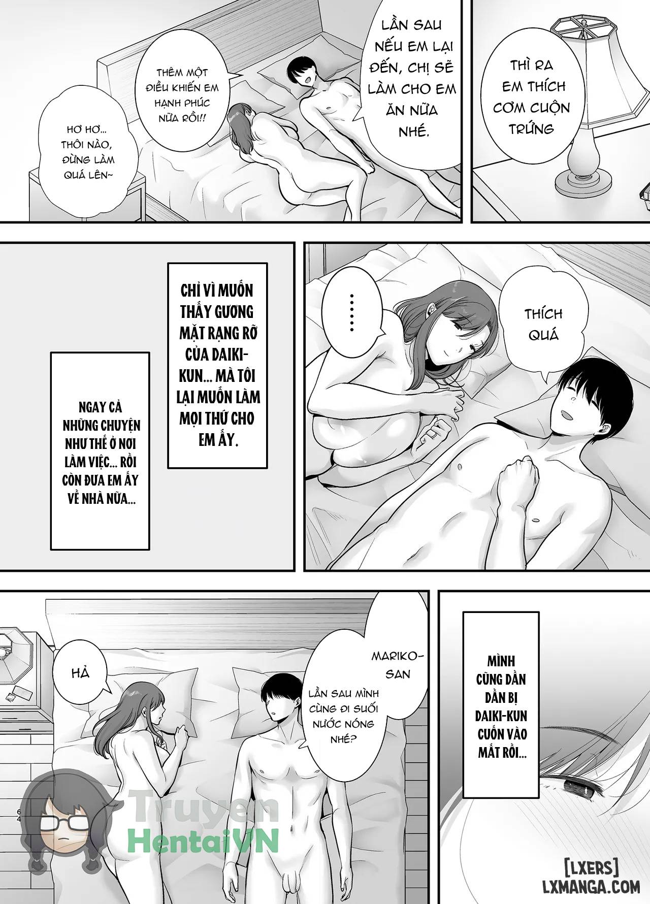 HentaiVN.net - Ảnh 63 - Mariko-san to Boku ~Beit Saki no Hitozuma to no Furin Kankei - Chap 2