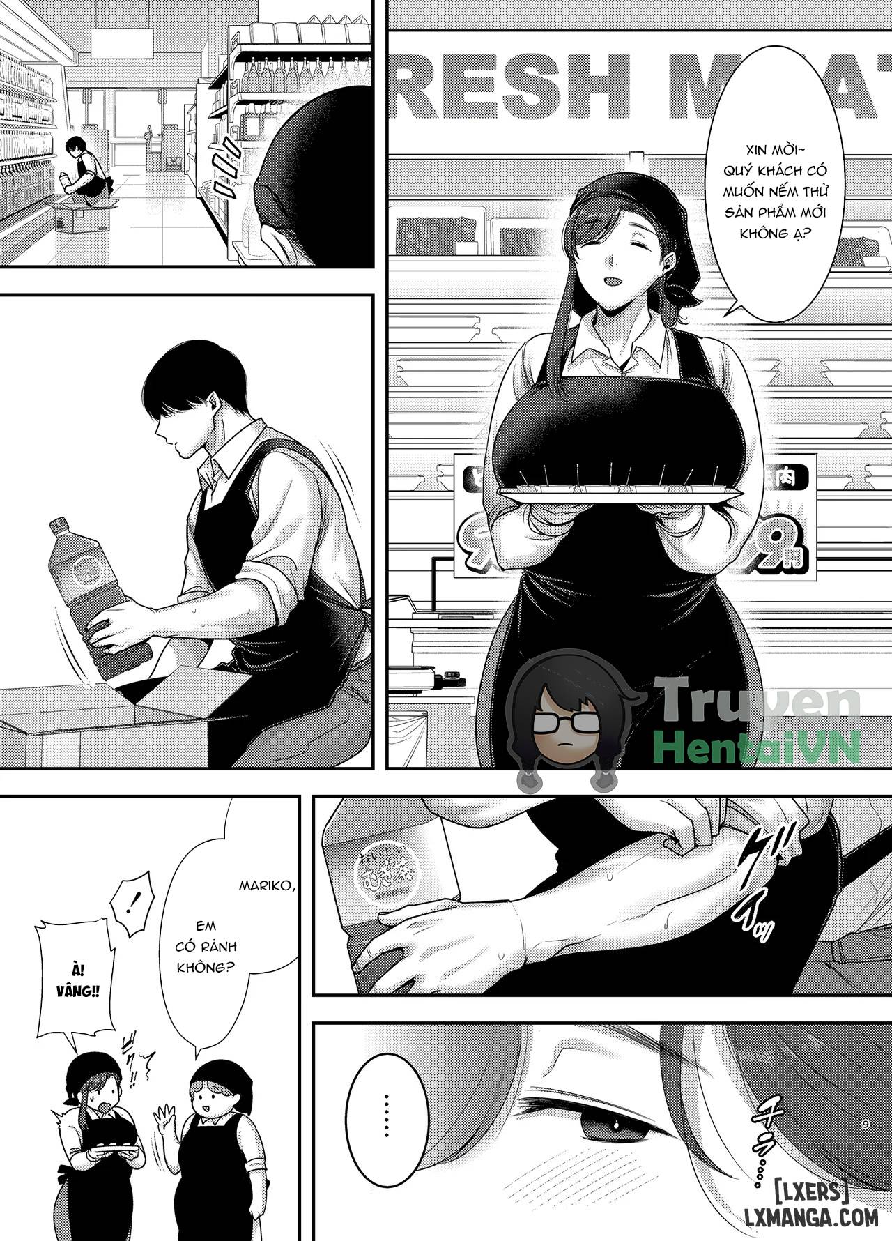 HentaiVN.net - Ảnh 9 - Mariko-san to Boku ~Beit Saki no Hitozuma to no Furin Kankei - Chap 2