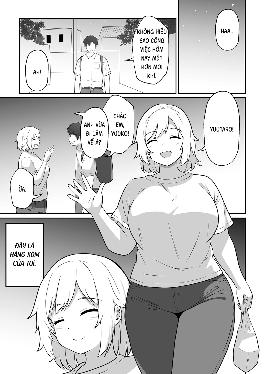 HentaiVN.net - Ảnh 3 - Cô hàng xóm cho tôi chịch - Ch. 1