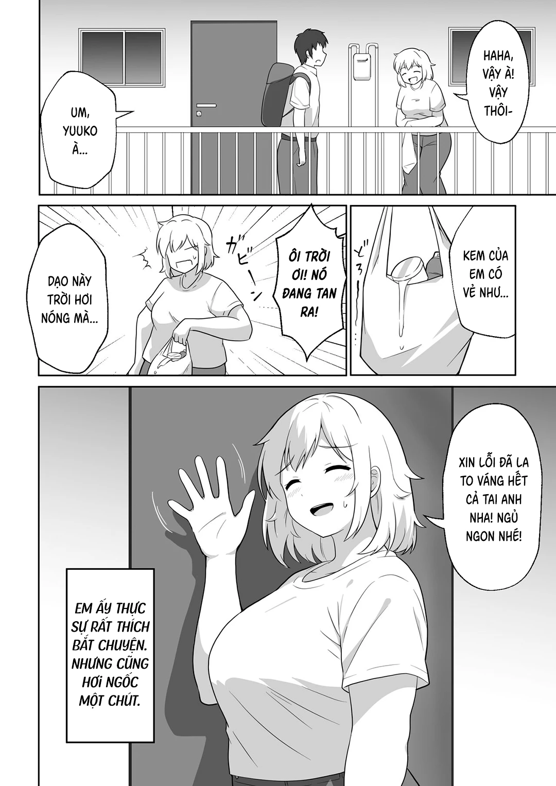 HentaiVN.net - Ảnh 4 - Cô hàng xóm cho tôi chịch - Ch. 1
