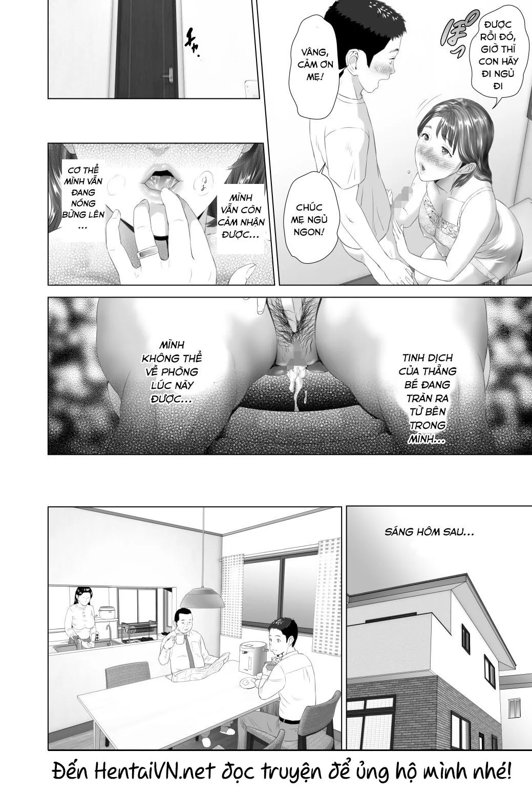 HentaiVN.net - Ảnh 22 - Kinjo Yuuwaku Tomodachi no Okaa-san Hen Kouhen [Neighborhood Seduction Friend's Mother Final Part] - Chap 1