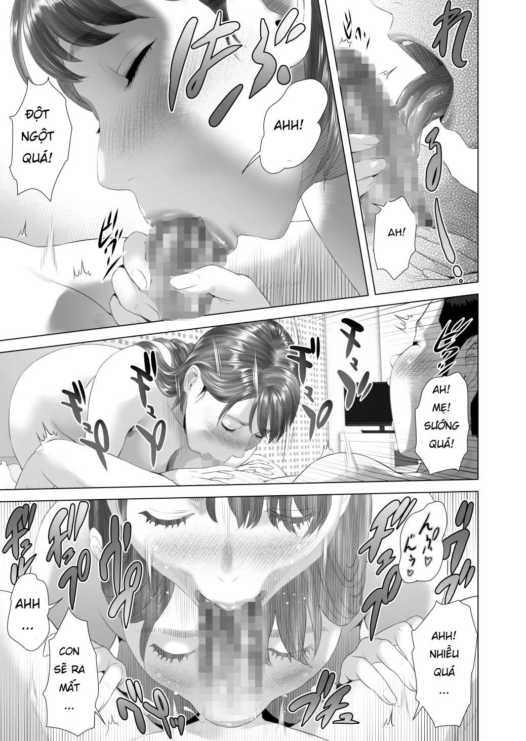 HentaiVN.net - Ảnh 7 - Kinjo Yuuwaku Tomodachi no Okaa-san Hen Kouhen [Neighborhood Seduction Friend's Mother Final Part] - Chap 3 [End]