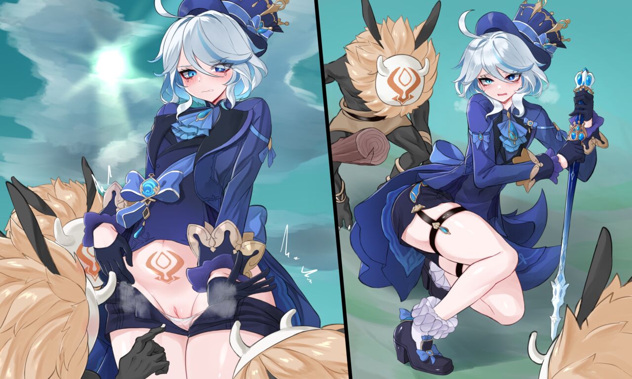 HentaiVN.net - Ảnh 5 - [Dallim] Furina x Hilichurls - One shot