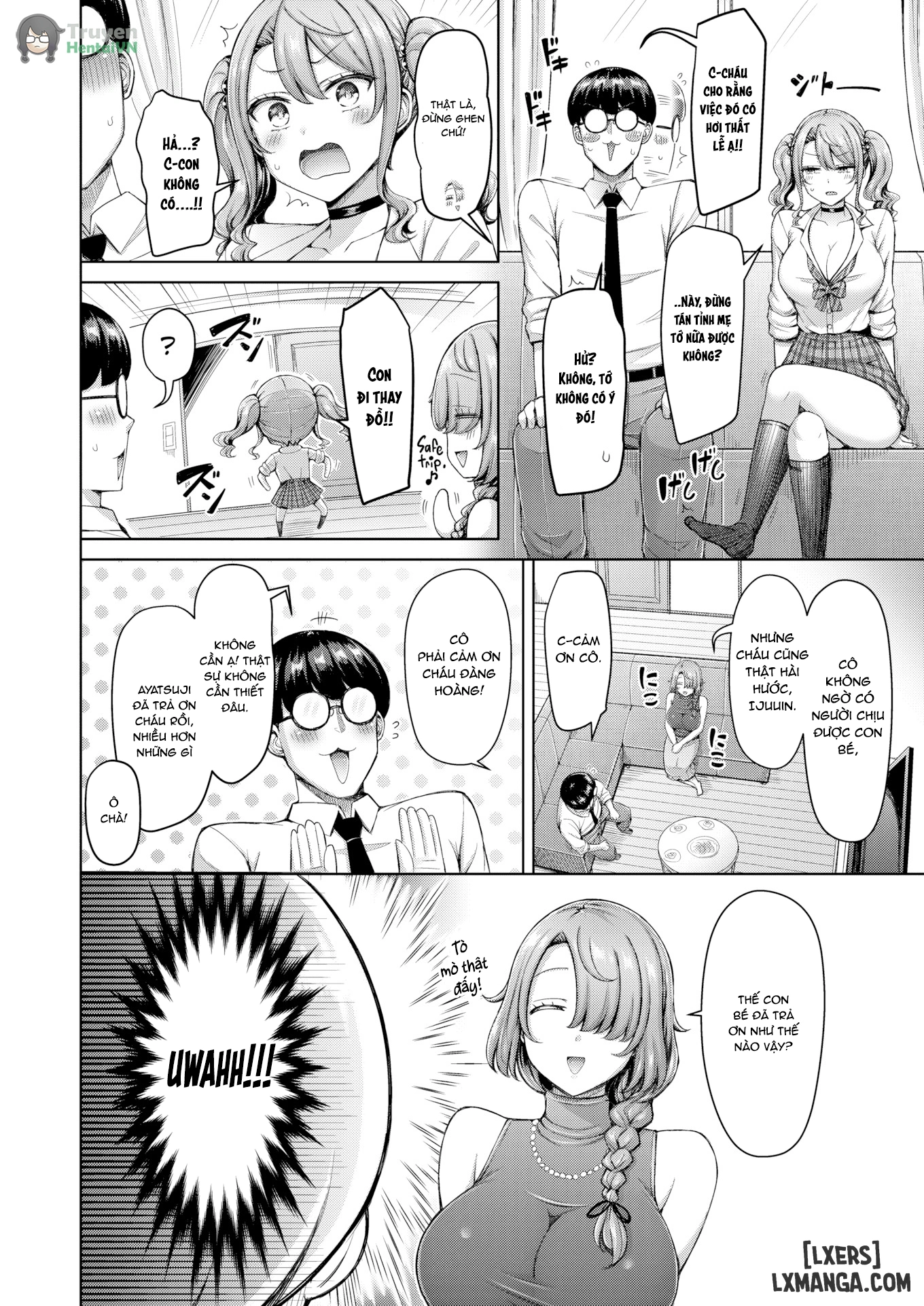 HentaiVN.net - Ảnh 4 - Nàng Gyaru Và Mẹ Của Cô Ấy - OneShot - OneShot