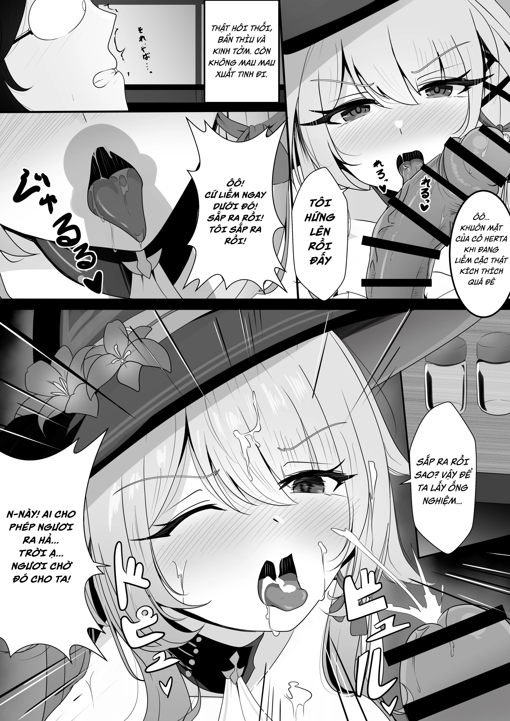 HentaiVN.net - Ảnh 12 - Quý Cô Herta không thể nào bị thôi miên - Oneshot