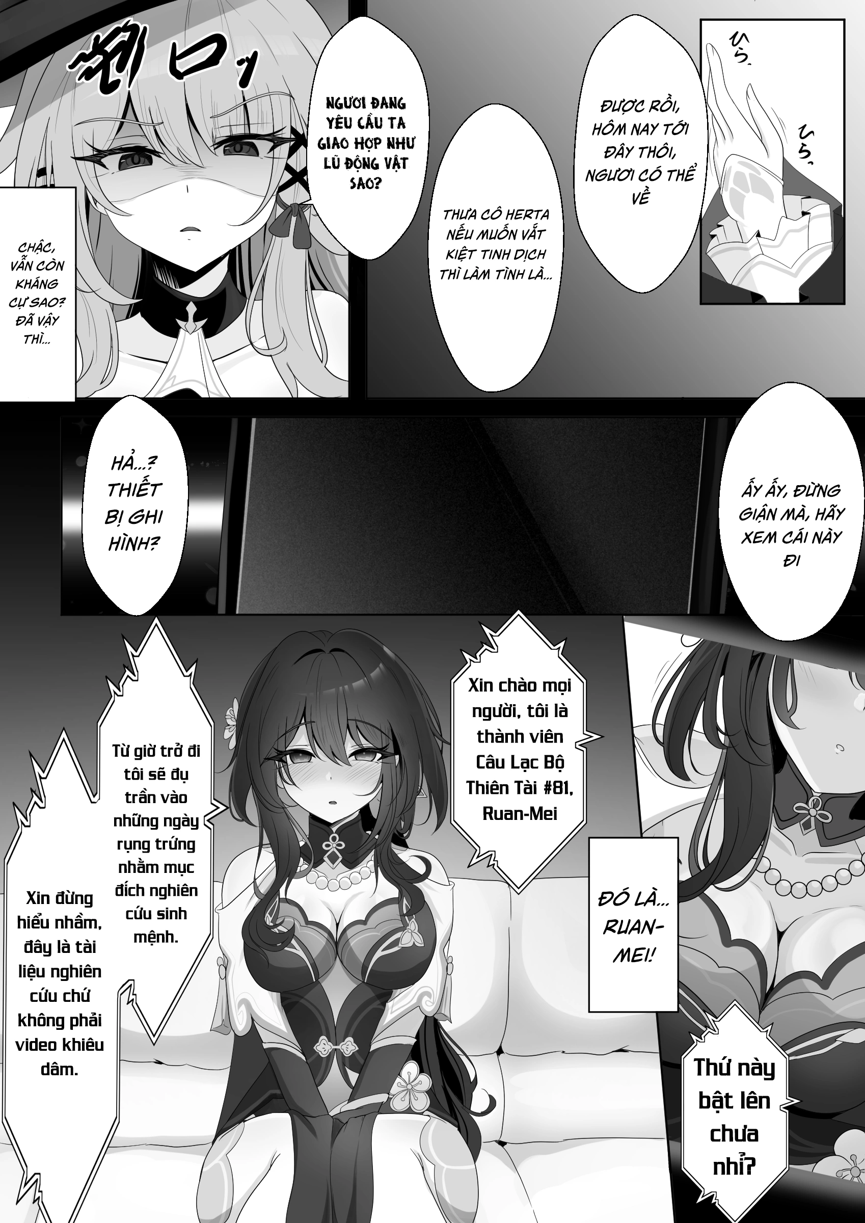 HentaiVN.net - Ảnh 17 - Quý Cô Herta không thể nào bị thôi miên - Oneshot