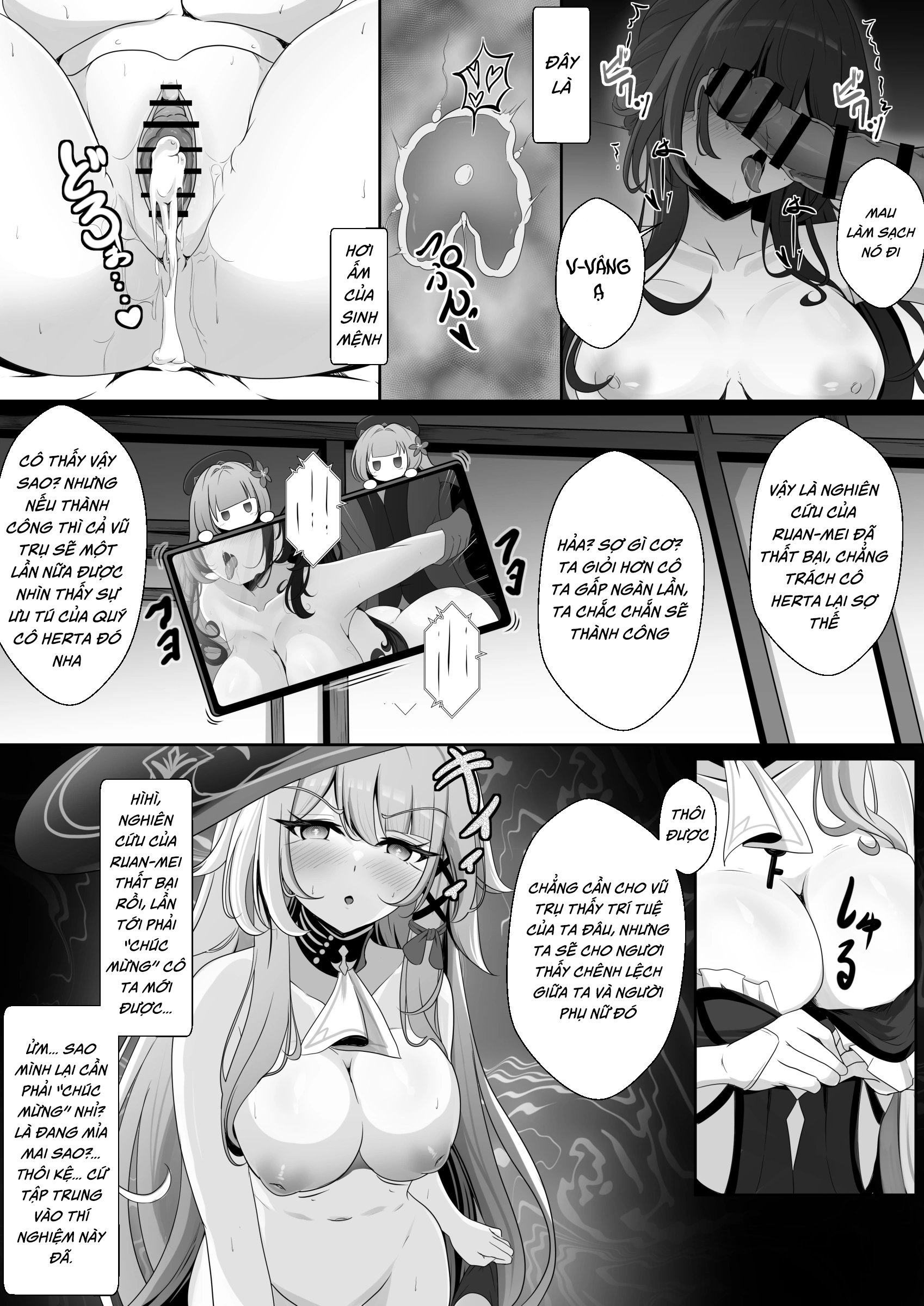 HentaiVN.net - Ảnh 20 - Quý Cô Herta không thể nào bị thôi miên - Oneshot