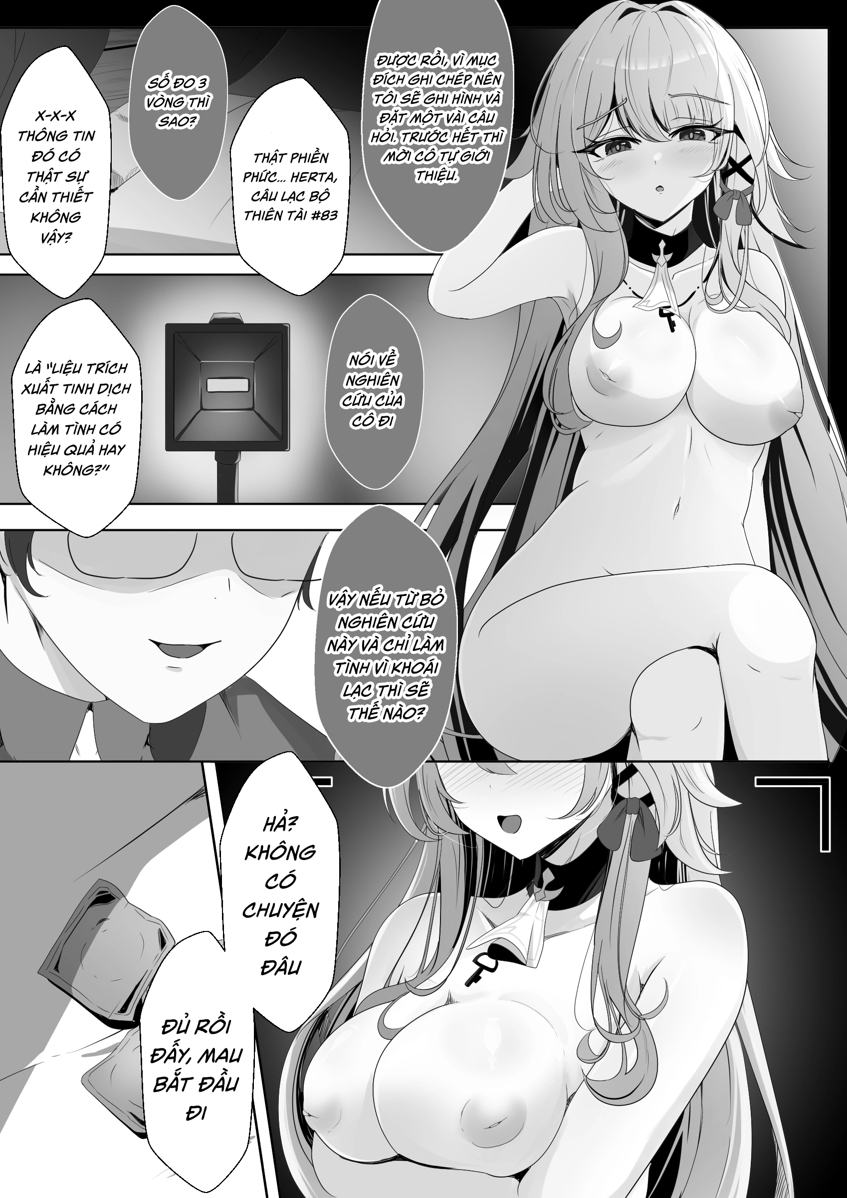 HentaiVN.net - Ảnh 21 - Quý Cô Herta không thể nào bị thôi miên - Oneshot