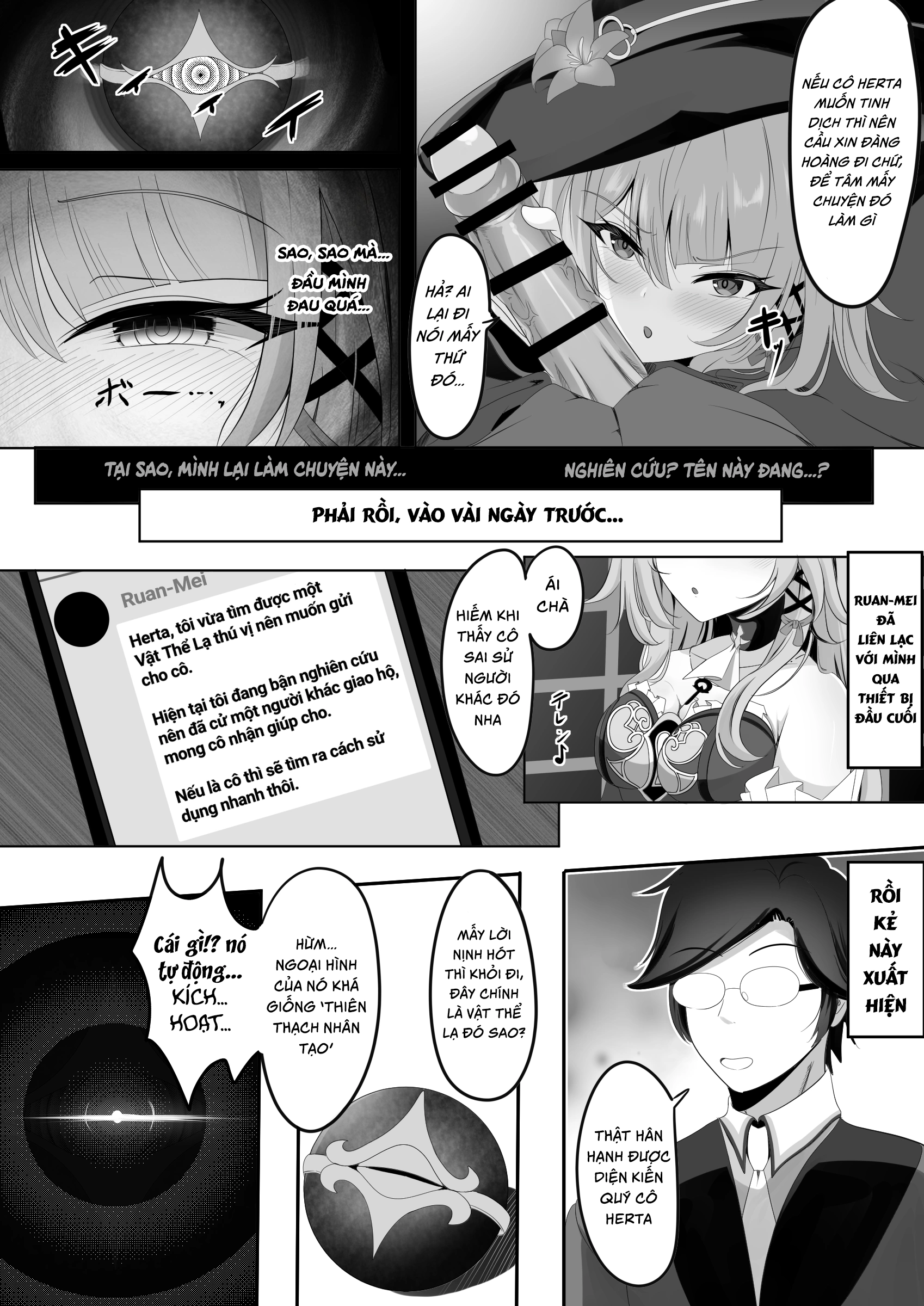 HentaiVN.net - Ảnh 8 - Quý Cô Herta không thể nào bị thôi miên - Oneshot