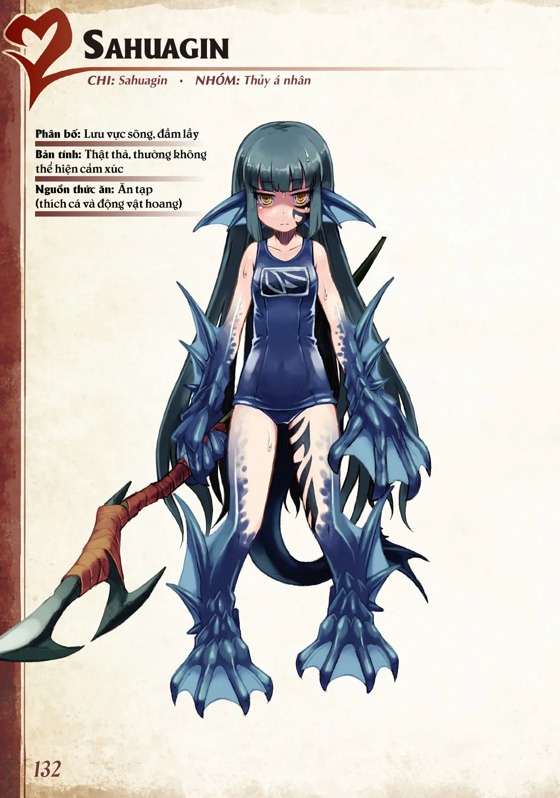 HentaiVN.net - Ảnh 1 - Bách khoa toàn thư Monster Girl - 057: Sahuagin