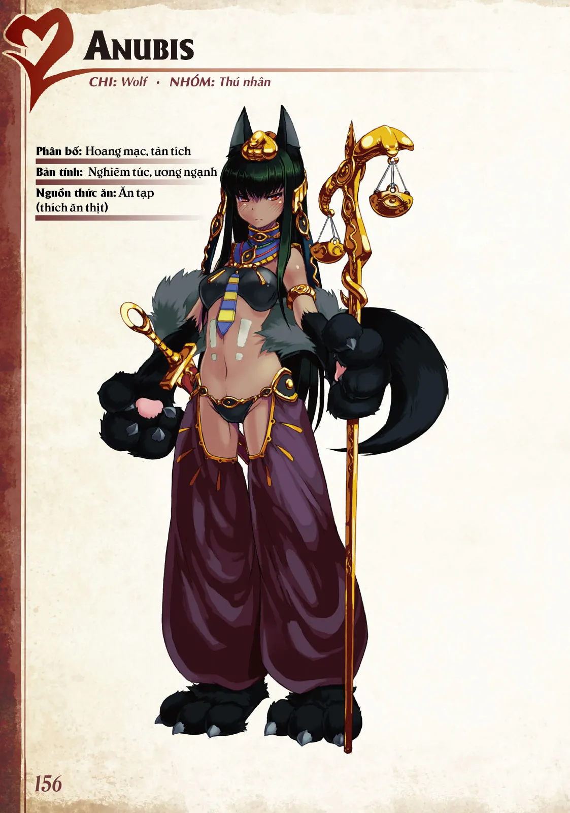 HentaiVN.net - Ảnh 1 - Bách khoa toàn thư Monster Girl - 069: Anubis