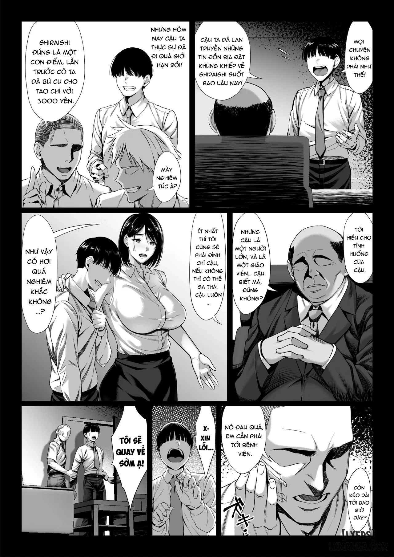 HentaiVN.net - Ảnh 12 - Ossan Kirai no Hitozuma Kyoushi ga Nikubenki ni Ochiru Hanashi - Oneshot