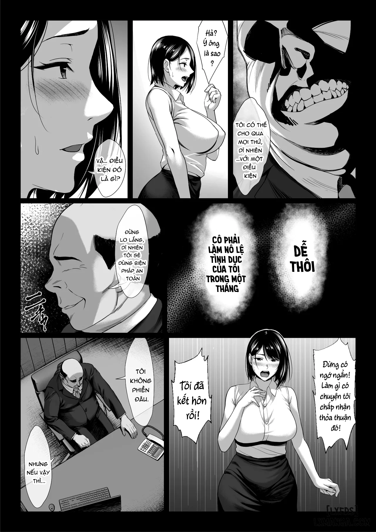 HentaiVN.net - Ảnh 13 - Ossan Kirai no Hitozuma Kyoushi ga Nikubenki ni Ochiru Hanashi - Oneshot