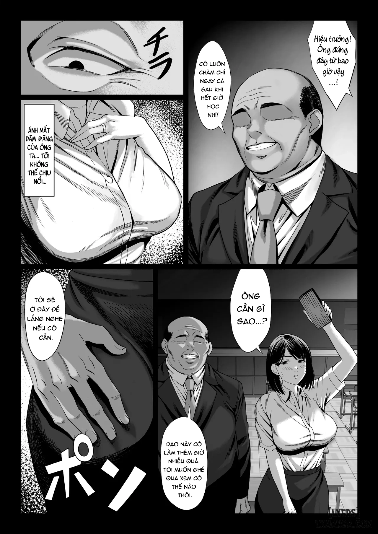 HentaiVN.net - Ảnh 5 - Ossan Kirai no Hitozuma Kyoushi ga Nikubenki ni Ochiru Hanashi - Oneshot